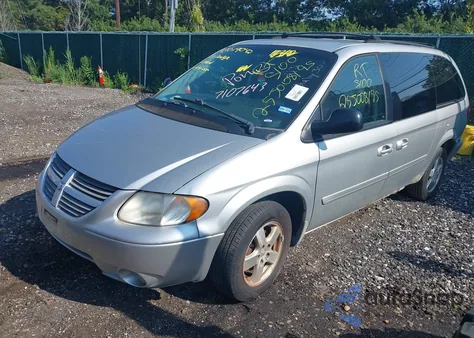2007 Dodge Grand Caravan Sxt из США, поврежденный, VIN 2D4GP44L17R178282